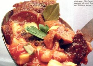 Bild von Cassoulet (französischer Bohneneintopf)