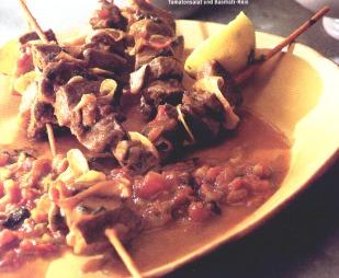 Bild von Lamm-Curry Auf Spiessen