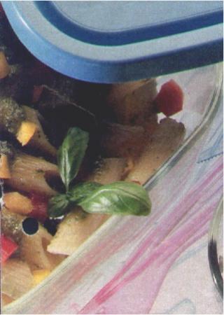 Bild von Penne al basilico