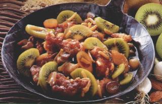 Bild von Putengeschnetzeltes mit Kiwi