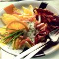 Bild von Radicchio-Chicoree-Salat mit Schnittlauchdressing