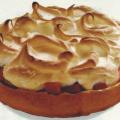 Bild von Rhabarber-Baiser-Kuchen