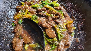 Bild von Rindfleisch mit Brokkoli und Austernsauce