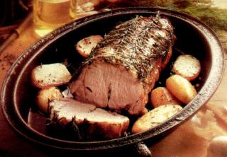 Bild von Schweinebraten mit Rosmarin